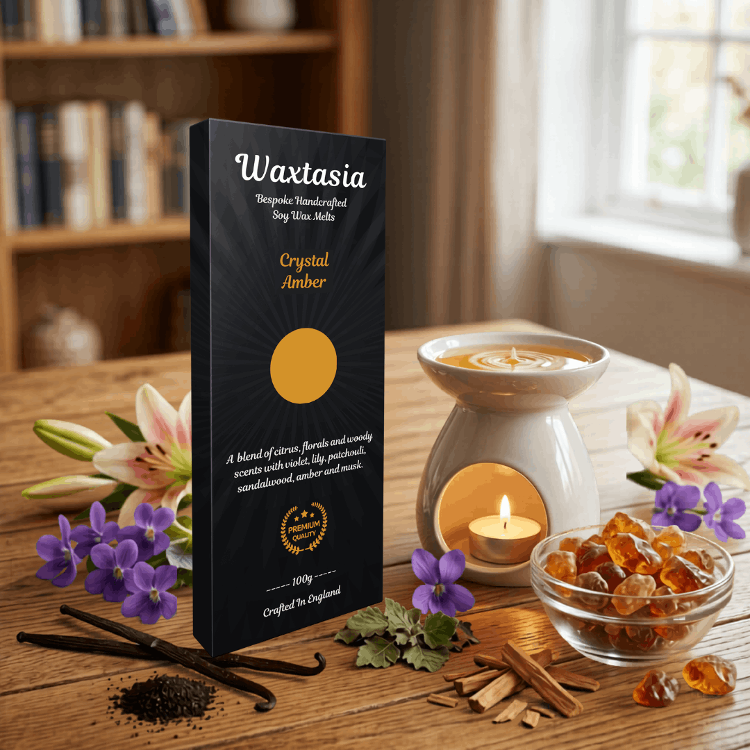 Highly scented lily and patchouli soy wax melts
